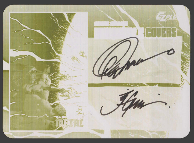 2024 CZX Dark Nights Metal Printing Plate Autograph Card Greg Capullo / J Glapio - TvMovieCards.com