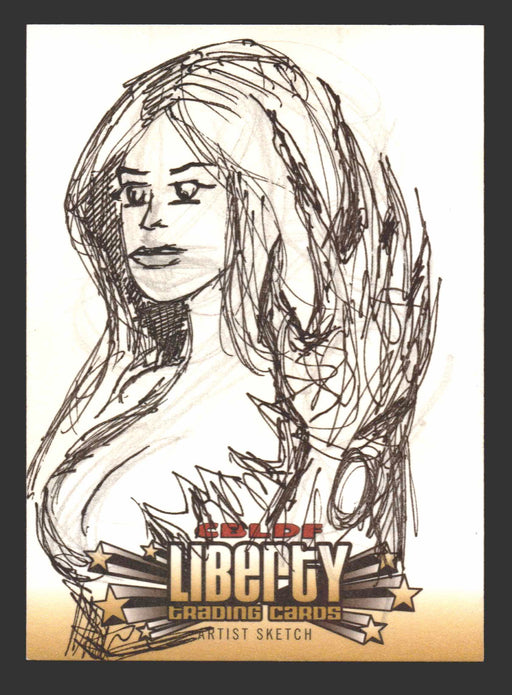 2011 CBLDF Comic Book Legal Defense Fund Liberty Artist Sketch Trading Card   - TvMovieCards.com