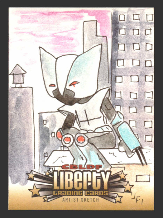 2011 Cryptozoic CBLDF Liberty Artist Sketch Card Bone by Jerry Fleming - TvMovieCards.com