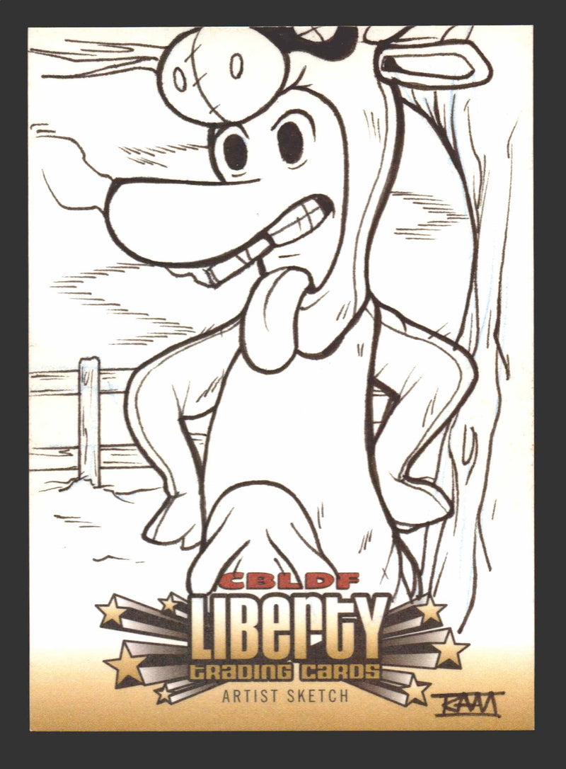 2011 CBLDF Comic Book Legal Defense Fund Liberty Artist Sketch Trading Card   - TvMovieCards.com