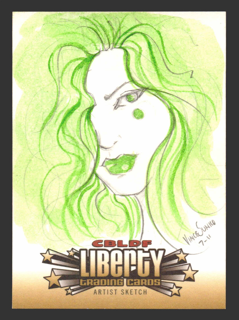 2011 Cryptozoic CBLDF Liberty Artist Sketch Card Bone by Vince Sunico - TvMovieCards.com