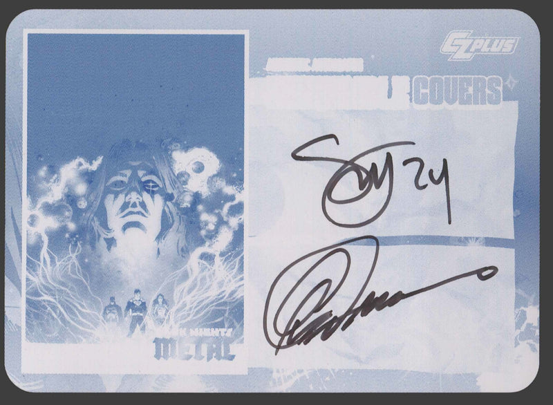 2024 CZX Dark Nights Metal Printing Plate Autograph Card Scott Snyder / Greg Cap - TvMovieCards.com