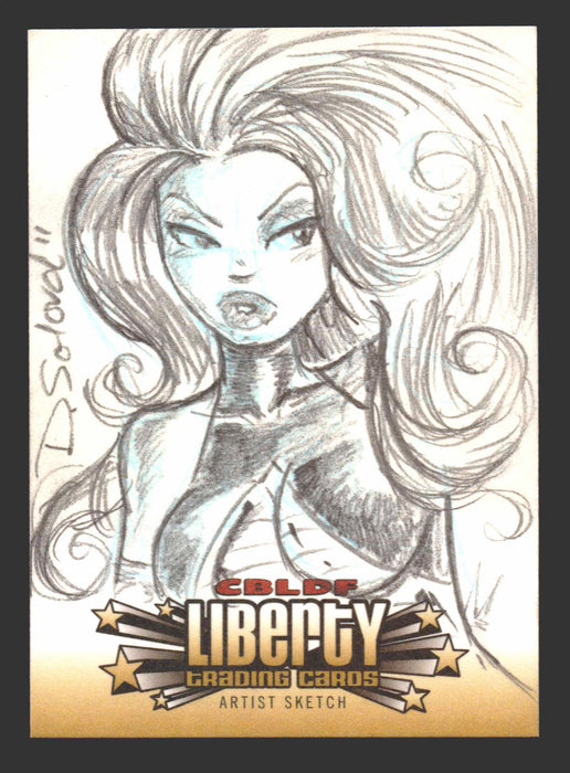 2011 Cryptozoic CBLDF Liberty Artist Sketch Trading Card by Danielle Soloud   - TvMovieCards.com