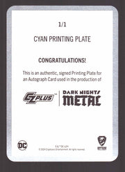 2024 CZX Dark Nights Metal Printing Plate Autograph Card Scott Snyder / Greg Cap - TvMovieCards.com