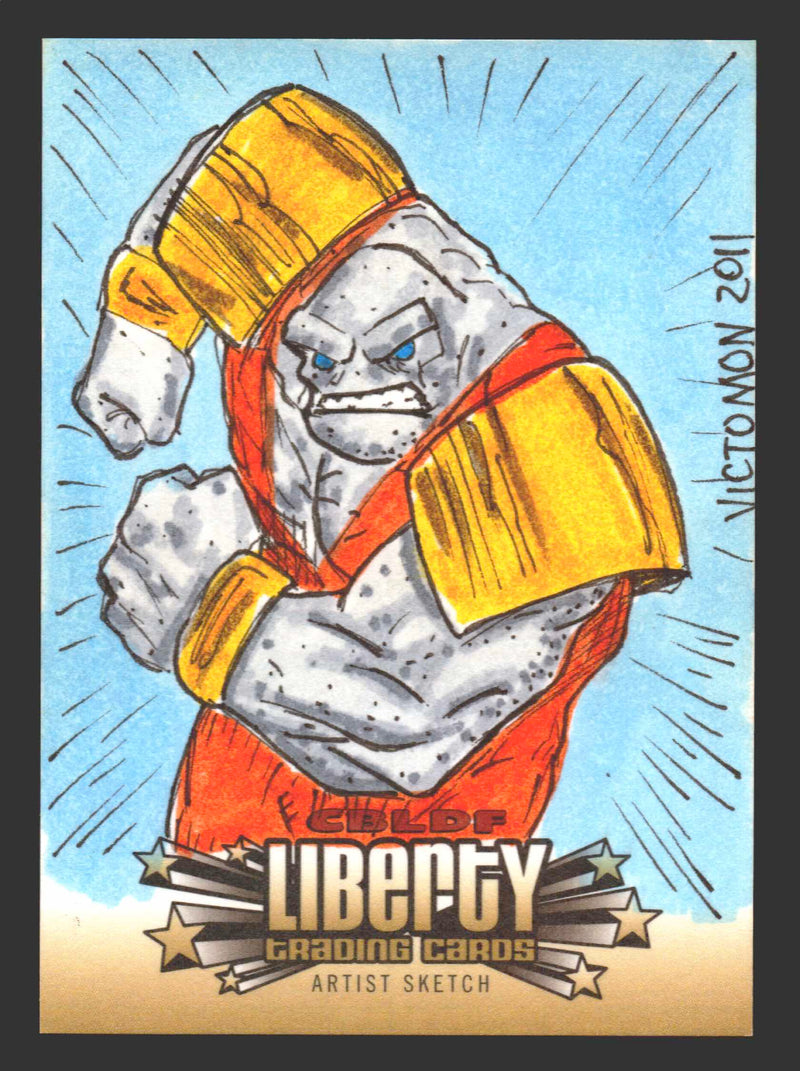 2011 Cryptozoic CBLDF Liberty Artist Sketch Card by Victor "Victomon" Rodriguez - TvMovieCards.com