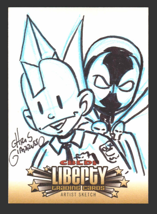 2011 Cryptozoic CBLDF Liberty Artist Sketch Trading Card by Chris Giarrusso   - TvMovieCards.com