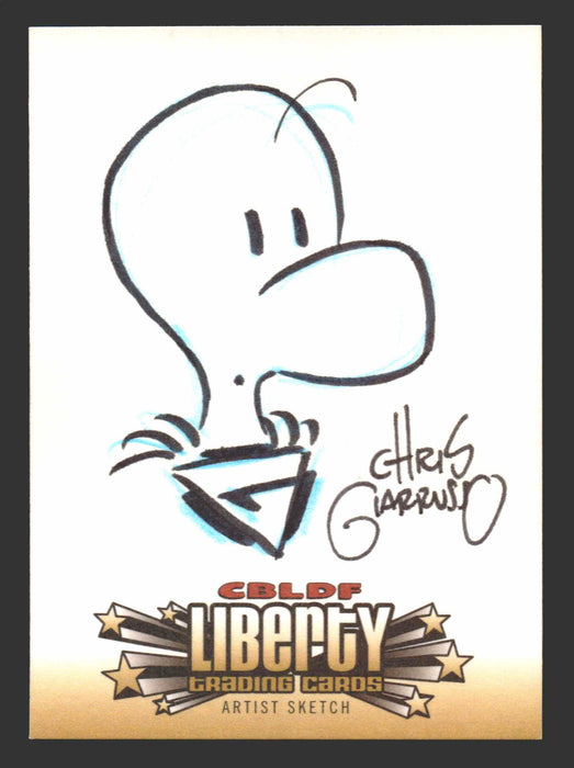 2011 Cryptozoic CBLDF Liberty Artist Sketch Trading Card by Chris Giarrusso - TvMovieCards.com