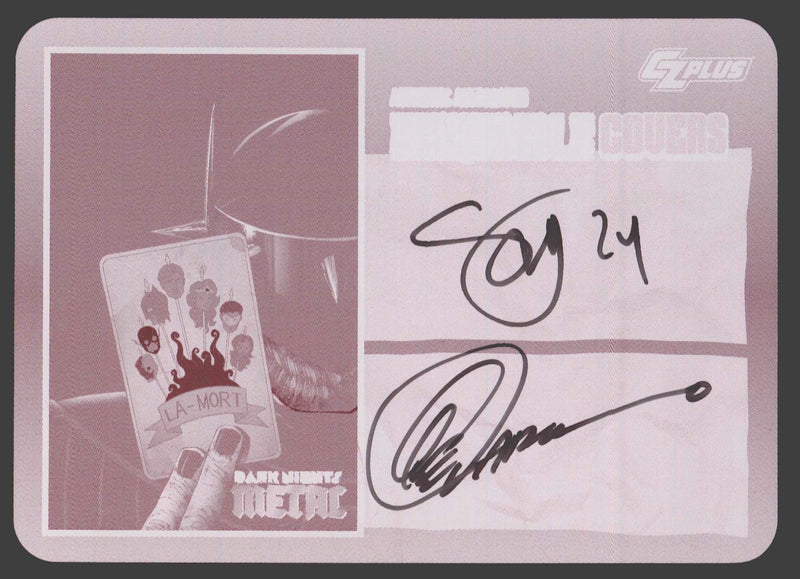 2024 CZX Dark Nights Metal Printing Plate Autograph Card Scott Snyder / Greg Cap - TvMovieCards.com