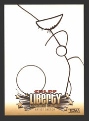 2011 CBLDF Comic Book Legal Defense Fund Liberty Artist Sketch Trading Card   - TvMovieCards.com