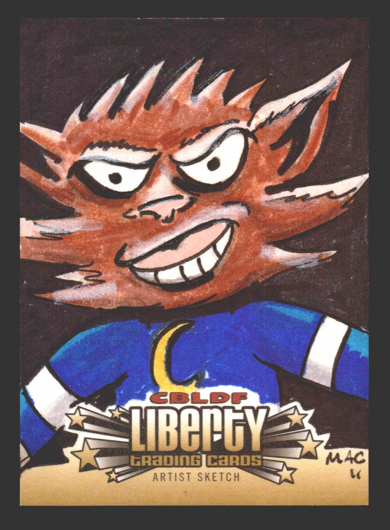 2011 Cryptozoic CBLDF Liberty Artist Sketch Trading Card by Mickey Clausen MAC   - TvMovieCards.com
