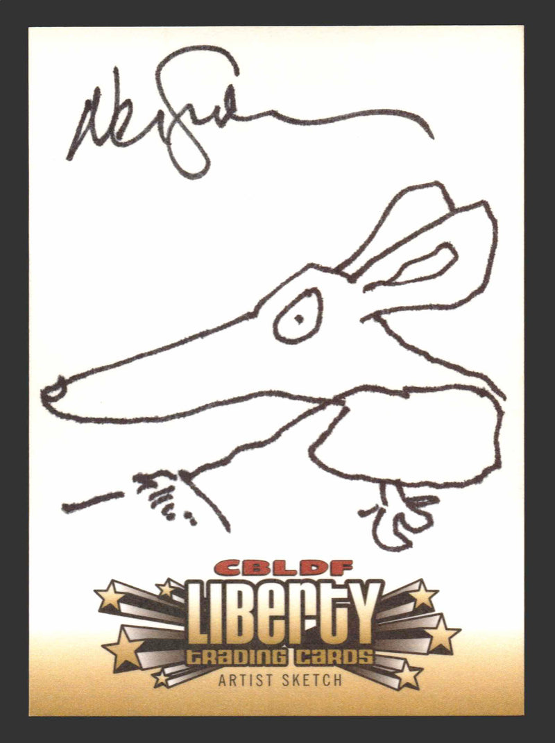 2011 CBLDF Liberty Artist Sketch Coraline Trading Card by Neil Gaiman - TvMovieCards.com