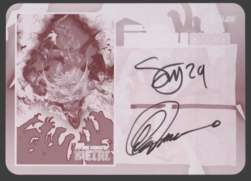 2024 CZX Dark Nights Metal Printing Plate Autograph Card Scott Snyder / Greg Cap - TvMovieCards.com