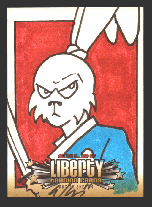 2011 CBLDF Comic Book Legal Defense Fund Liberty Usagi Yojimbo Sketch Card   - TvMovieCards.com