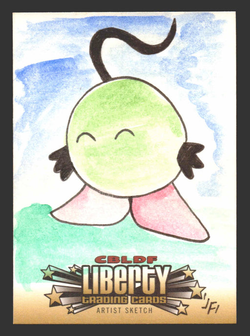 2011 Cryptozoic CBLDF Liberty Artist Sketch Card Bone by Jerry Fleming - TvMovieCards.com