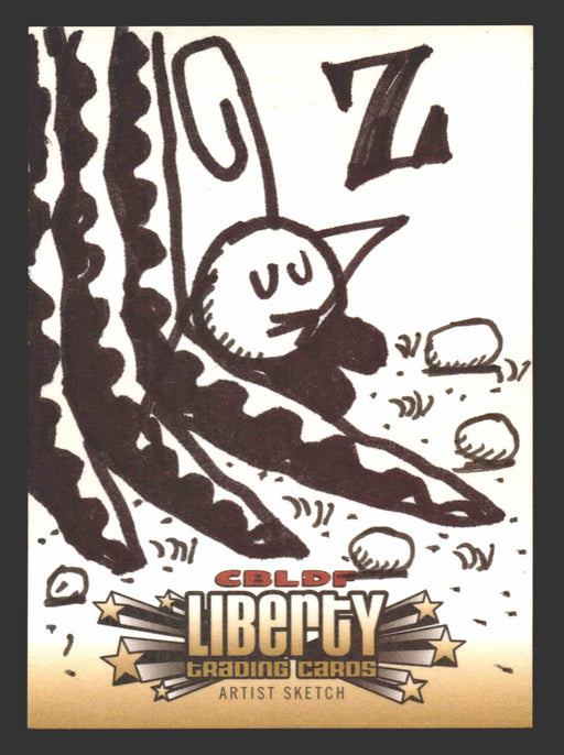 2011 CBLDF Comic Book Legal Defense Fund Liberty Artist Sketch Trading Card - TvMovieCards.com