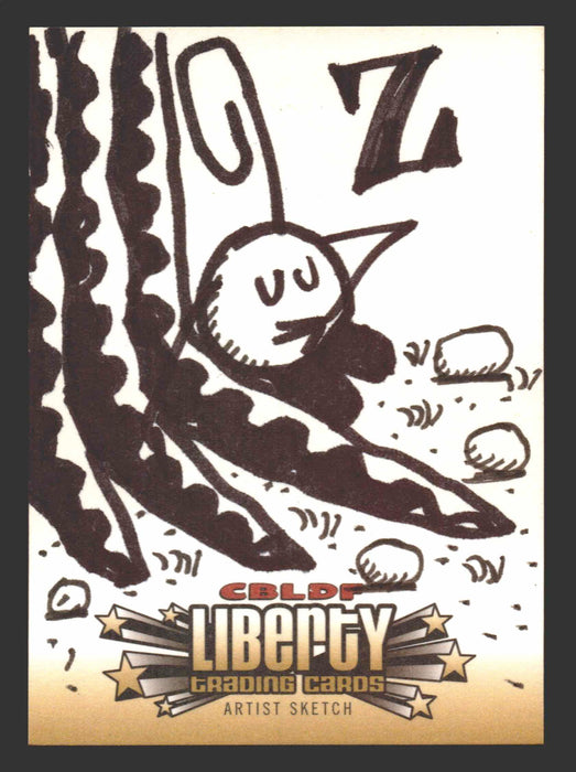 2011 CBLDF Comic Book Legal Defense Fund Liberty Artist Sketch Trading Card - TvMovieCards.com