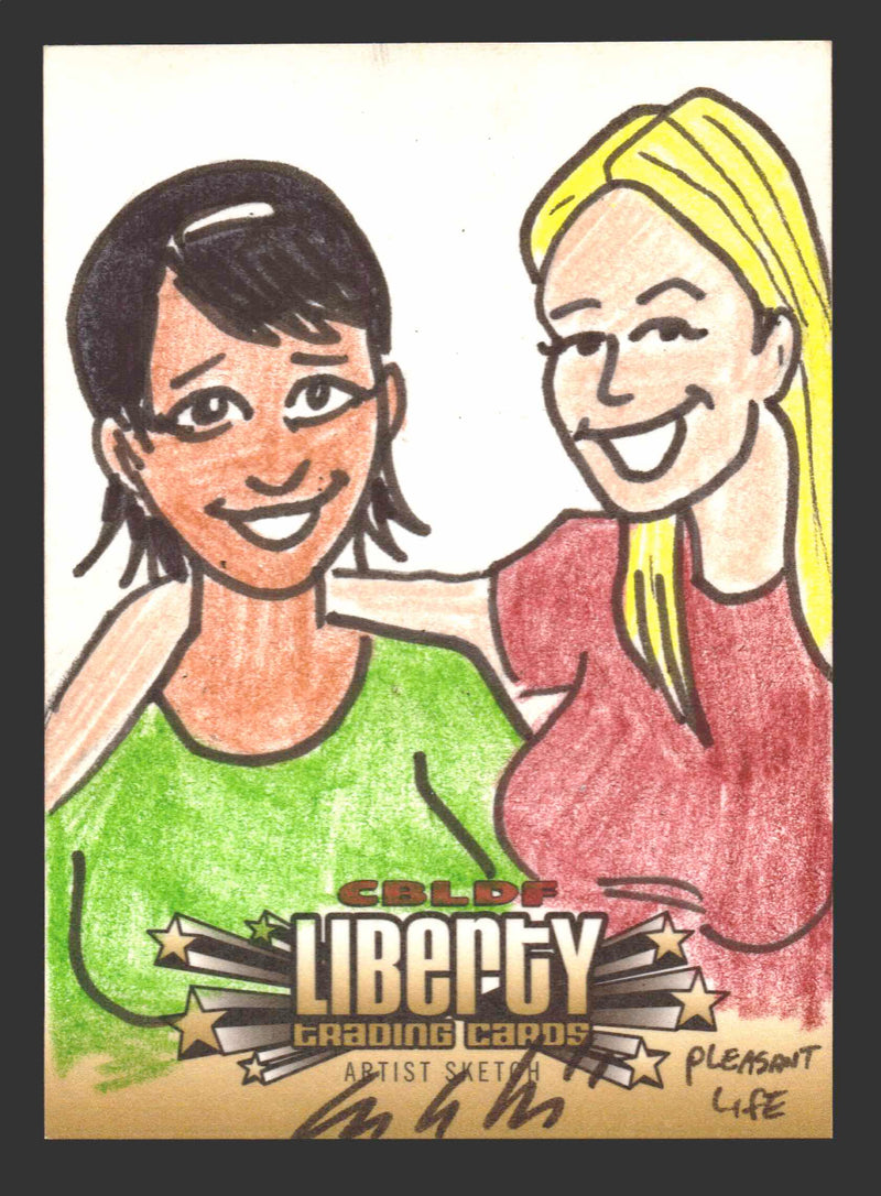 2011 CBLDF Comic Book Legal Defense Fund Liberty Artist Sketch Trading Card   - TvMovieCards.com