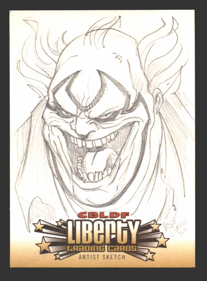 2011 Cryptozoic CBLDF Liberty Artist Sketch Card Bone by Vince Sunico   - TvMovieCards.com