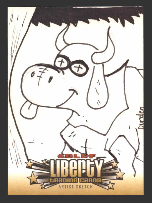 2011 Cryptozoic CBLDF Liberty Artist Sketch Trading Card by Jason Durden - TvMovieCards.com