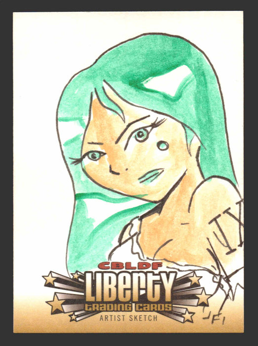 2011 Cryptozoic CBLDF Liberty Artist Sketch Card Bone by Jerry Fleming - TvMovieCards.com