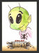2011 Cryptozoic CBLDF Liberty Artist Sketch Card Bone by Jerry Fleming - TvMovieCards.com