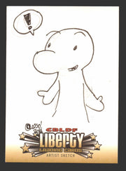 2011 Cryptozoic CBLDF Liberty Artist Sketch Card by Dave Losso   - TvMovieCards.com