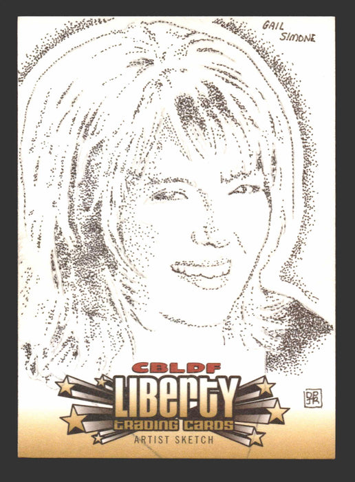 2011 Cryptozoic CBLDF Liberty Artist Sketch Card by Don Pedicini Jr   - TvMovieCards.com