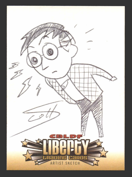 2011 Cryptozoic CBLDF Liberty Artist Sketch Card by Scott McCloud - TvMovieCards.com