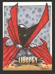 2011 CBLDF Comic Book Legal Defense Fund Liberty Artist Sketch Trading Card - TvMovieCards.com