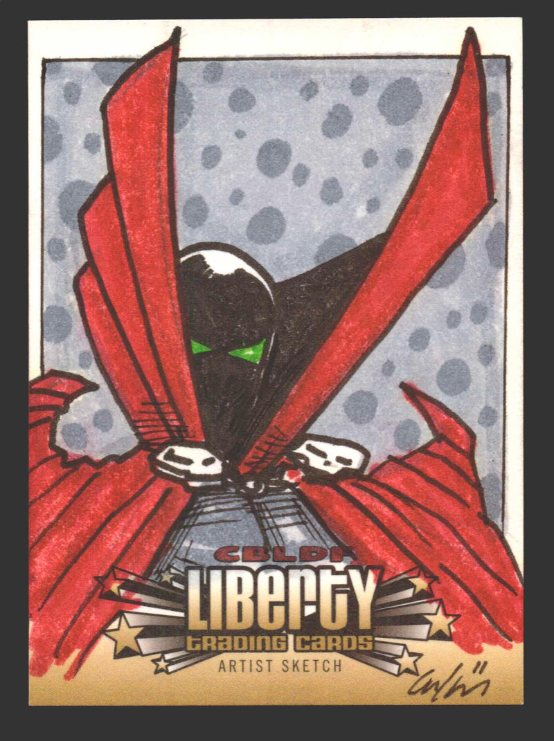 2011 CBLDF Comic Book Legal Defense Fund Liberty Artist Sketch Trading Card - TvMovieCards.com