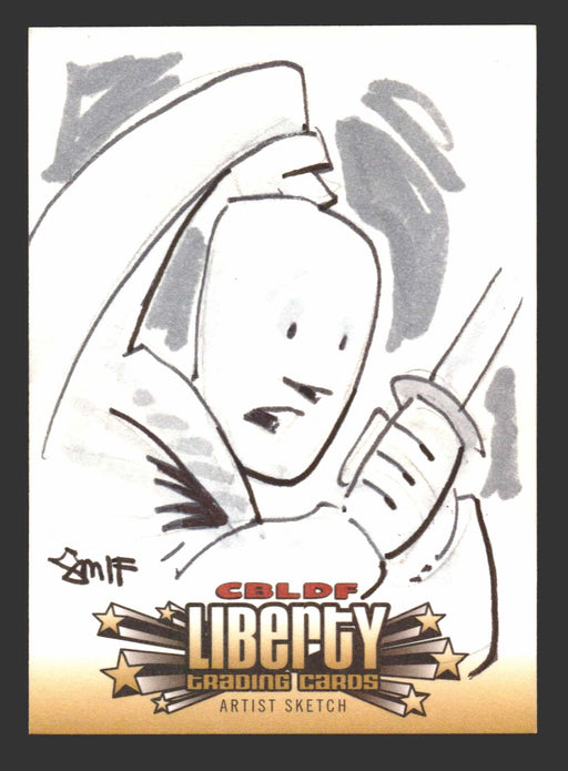 2011 CBLDF Comic Book Legal Defense Fund Liberty Artist Sketch Trading Card   - TvMovieCards.com