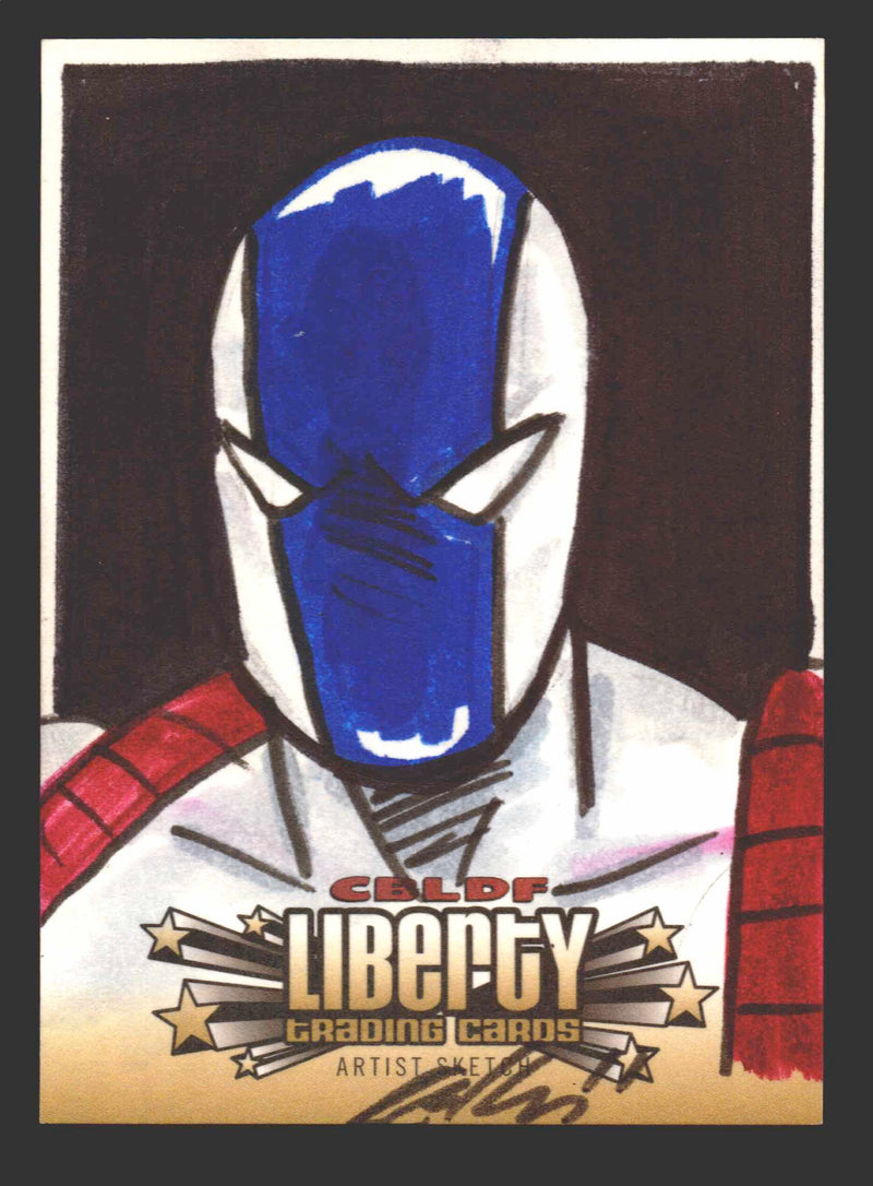 2011 CBLDF Comic Book Legal Defense Fund Liberty Artist Sketch Trading Card   - TvMovieCards.com
