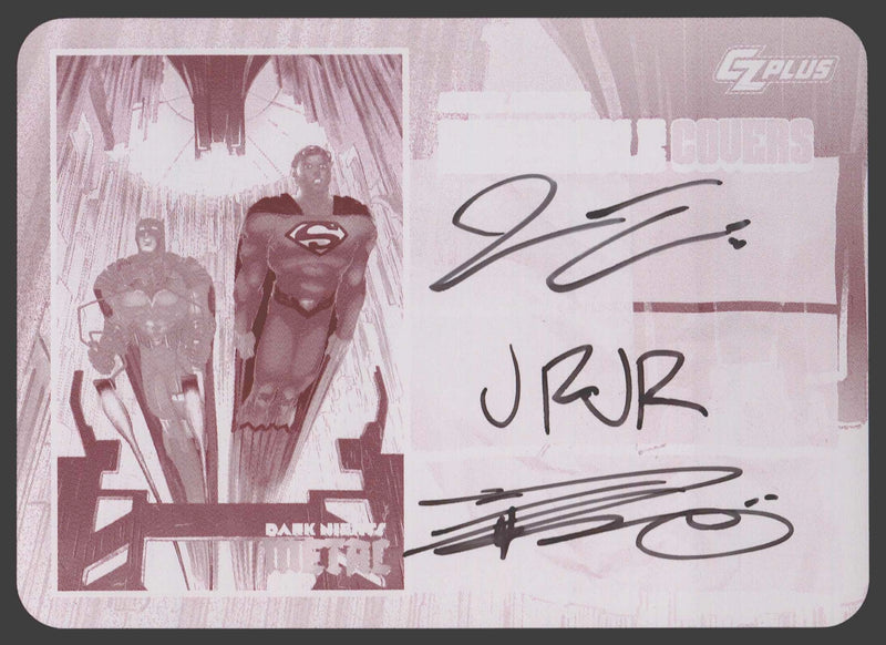 2024 CZX Dark Nights Metal Printing Plate Autograph Card Tynion IV / Romita Jr / - TvMovieCards.com