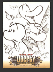 2011 Cryptozoic CBLDF Liberty Artist Sketch Card Bone by Vince Sunico   - TvMovieCards.com