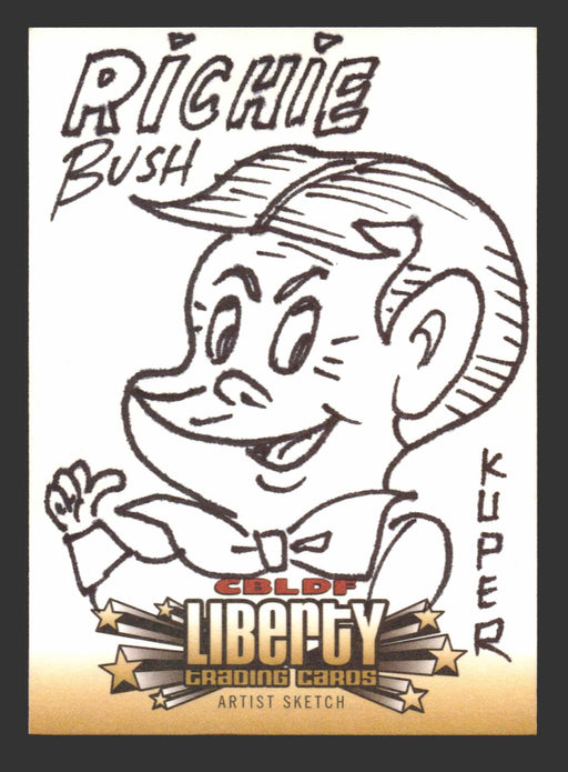 2011 Cryptozoic CBLDF Liberty Artist Sketch Card by Peter Kuper   - TvMovieCards.com