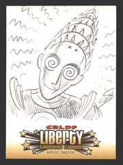 2011 Cryptozoic CBLDF Liberty Artist Sketch Card by Scott McCloud - TvMovieCards.com