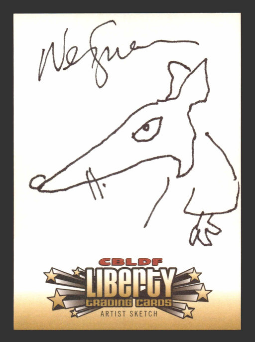 2011 CBLDF Liberty Artist Sketch Coraline Trading Card by Neil Gaiman - TvMovieCards.com