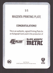 2024 CZX Dark Nights Metal Printing Plate Autograph Card Tynion IV / Romita Jr / - TvMovieCards.com