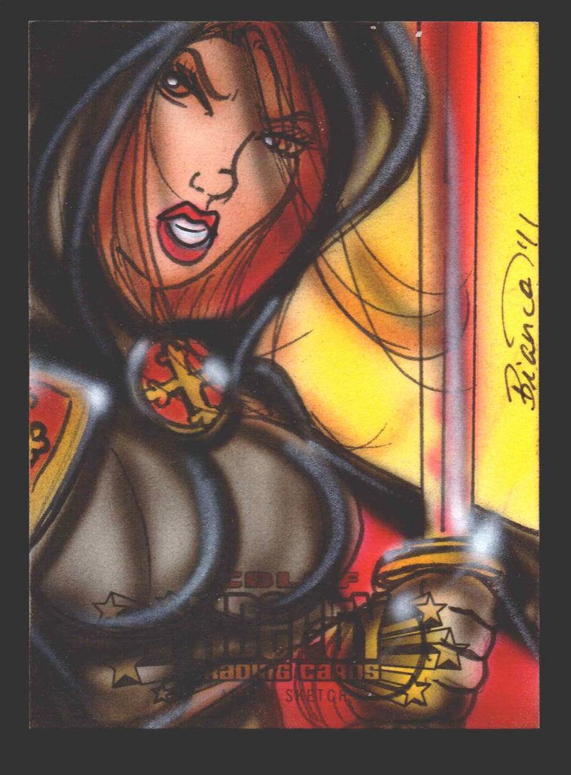 2011 Cryptozoic CBLDF Liberty Artist Sketch Card Bone by Bianca Thompson   - TvMovieCards.com