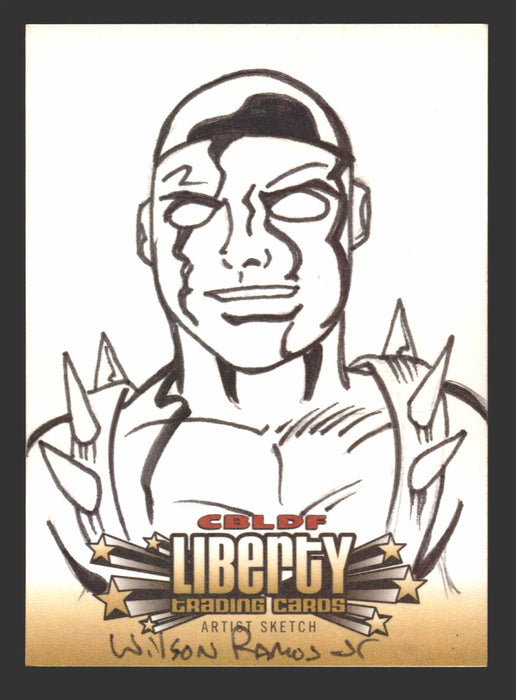 2011 CBLDF Liberty Artist Sketch Trading Card by Wilson Ramos Jr   - TvMovieCards.com