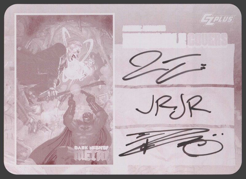 2024 CZX Dark Nights Metal Printing Plate Autograph Card Tynion IV / Romita Jr / - TvMovieCards.com