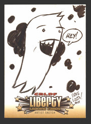 2011 Cryptozoic CBLDF Liberty Artist Sketch Card by Dave Losso   - TvMovieCards.com
