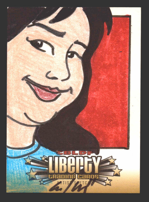 2011 CBLDF Comic Book Legal Defense Fund Liberty Artist Sketch Trading Card   - TvMovieCards.com