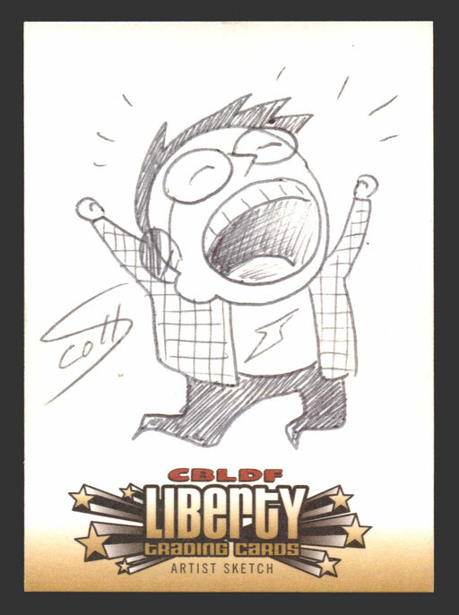 2011 Cryptozoic CBLDF Liberty Artist Sketch Card by Scott McCloud - TvMovieCards.com