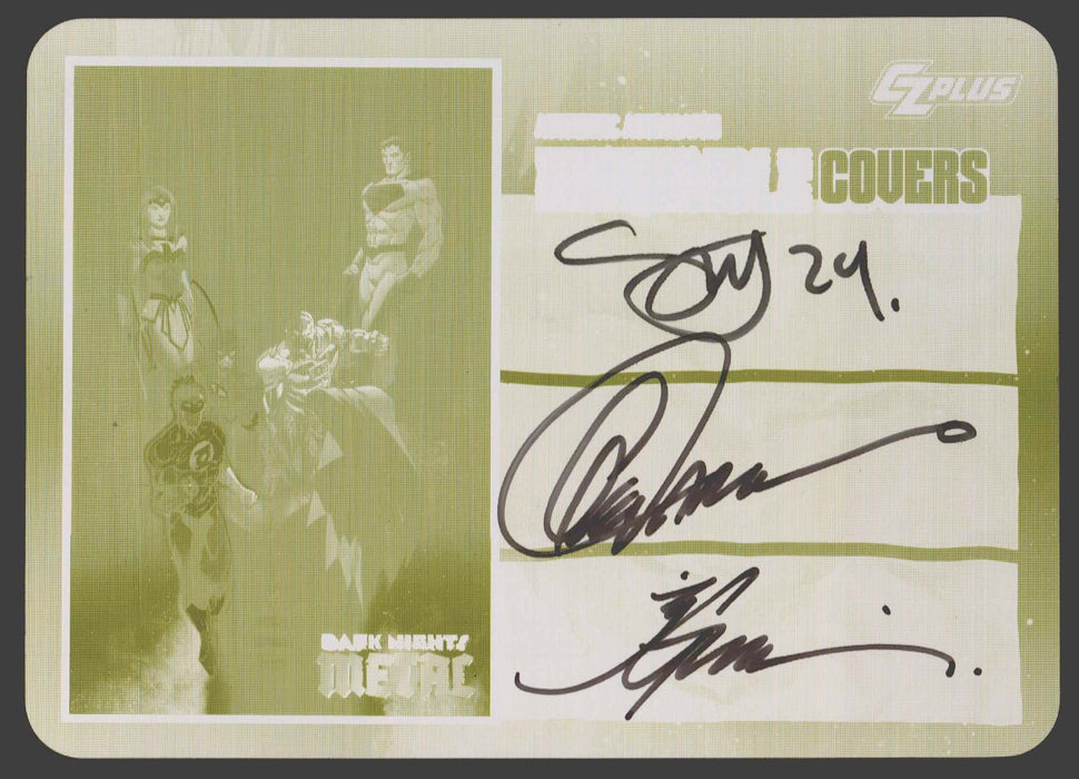 2024 CZX Dark Nights Metal Printing Plate Autograph Card Synder / Capullo / Glapion