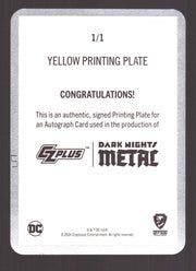 2024 CZX Dark Nights Metal Printing Plate Autograph Card Synder / Capullo / Glap - TvMovieCards.com