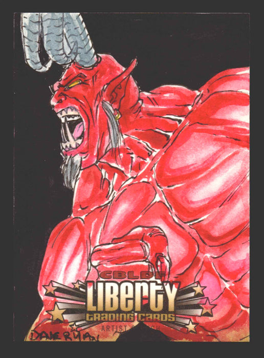 2011 Cryptozoic CBLDF Liberty Artist Sketch Card by David Ryan   - TvMovieCards.com