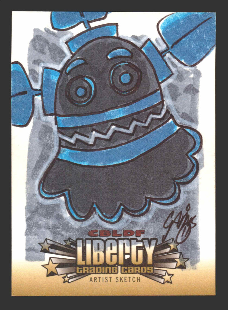 2011 CBLDF Comic Book Legal Defense Fund Liberty Artist Sketch Trading Card   - TvMovieCards.com