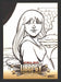 2011 CBLDF Liberty Artist Sketch Trading Card by Rich Molinelli RAM - TvMovieCards.com