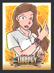 2011 CBLDF Comic Book Legal Defense Fund Liberty Artist Sketch Trading Card   - TvMovieCards.com